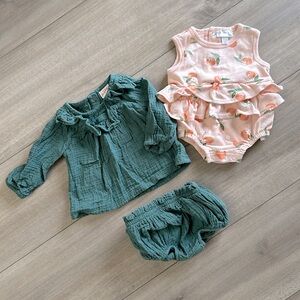 2 outfit bundle 3-6 months 💚